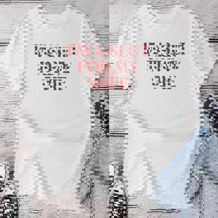 I'm Alut For My Wife Y2k Aesthetic Trendy レディースTシャツ 面白い贈り物