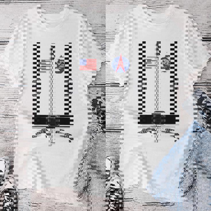 子供のための宇宙飛行士の衣装 男性女性宇宙服 レディースTシャツ 面白い贈り物