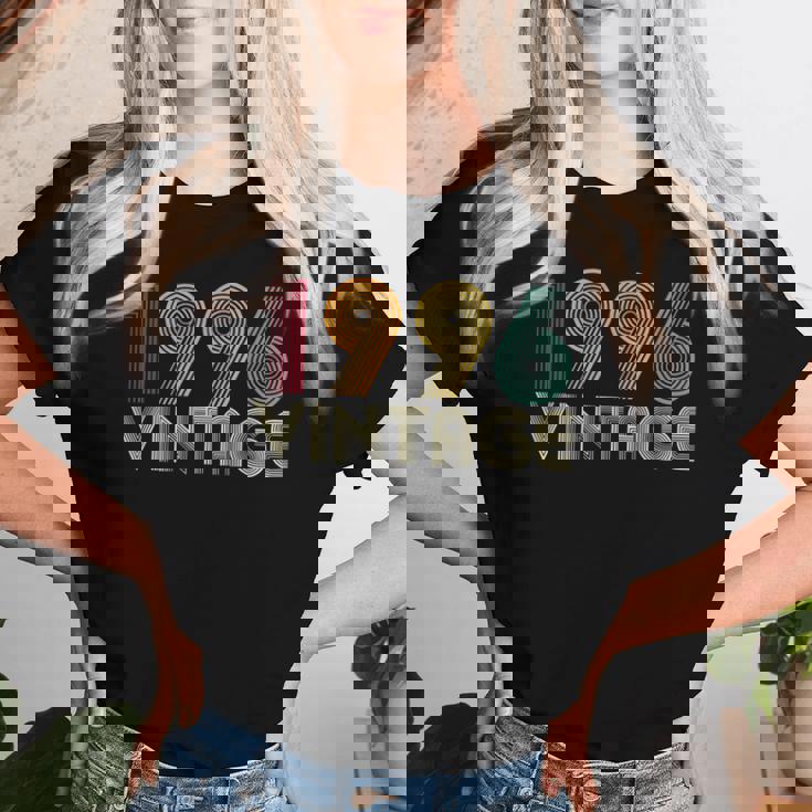 30歳の誕生日プレゼント 30歳 男性 女性 レトロ ヴィンテージ 1996 レディースTシャツ 彼女への贈り物