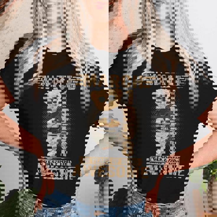 3月 68歳の誕生日 男性 女性 1958年 素晴らしいテディベア レディースTシャツ 彼女への贈り物