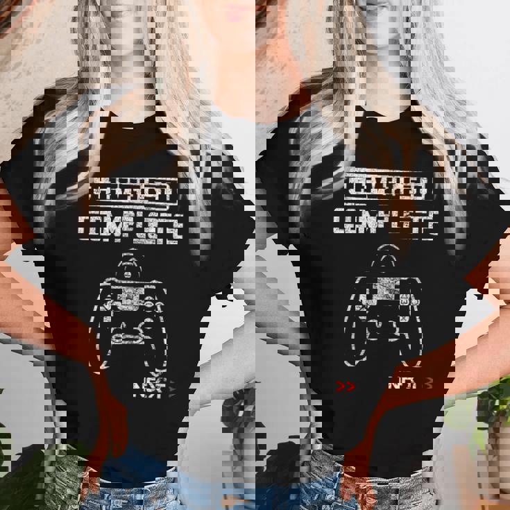 50歳の誕生日プレゼント Level 50 Complete 贈り物 父 母 男性用、女性用 レディースTシャツ 彼女への贈り物