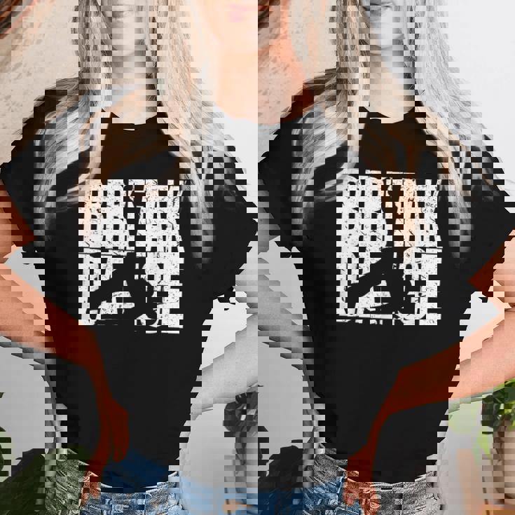 Break Dance ヒップホップ レトロ 風車 ギフト キッズ Bboy Bgirl レディースTシャツ 彼女への贈り物