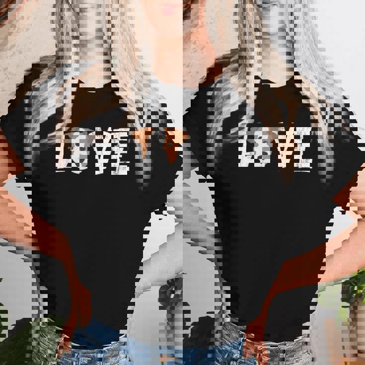 Cane Mamma Cane Cane Papà Proprietario Jack Russel Love-R Re Maglietta da donna Regalos para ella