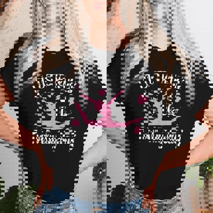 かわいい女の子向けトワラー バトントワリング レディースTシャツ 彼女への贈り物