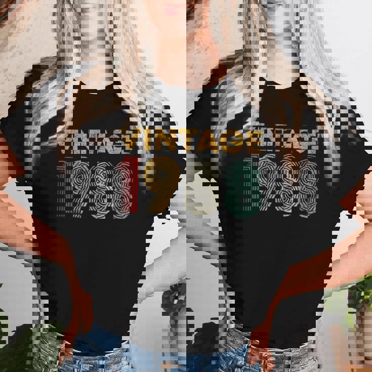 ヴィンテージ 1988 38歳の誕生日プレゼント 男性 女性 38歳 レディースTシャツ 彼女への贈り物