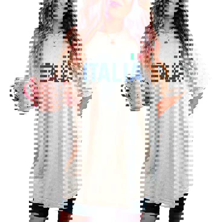 イタリア ギフト 女性 男性 子供 レディースオーバーサイズコンフォートTシャツ