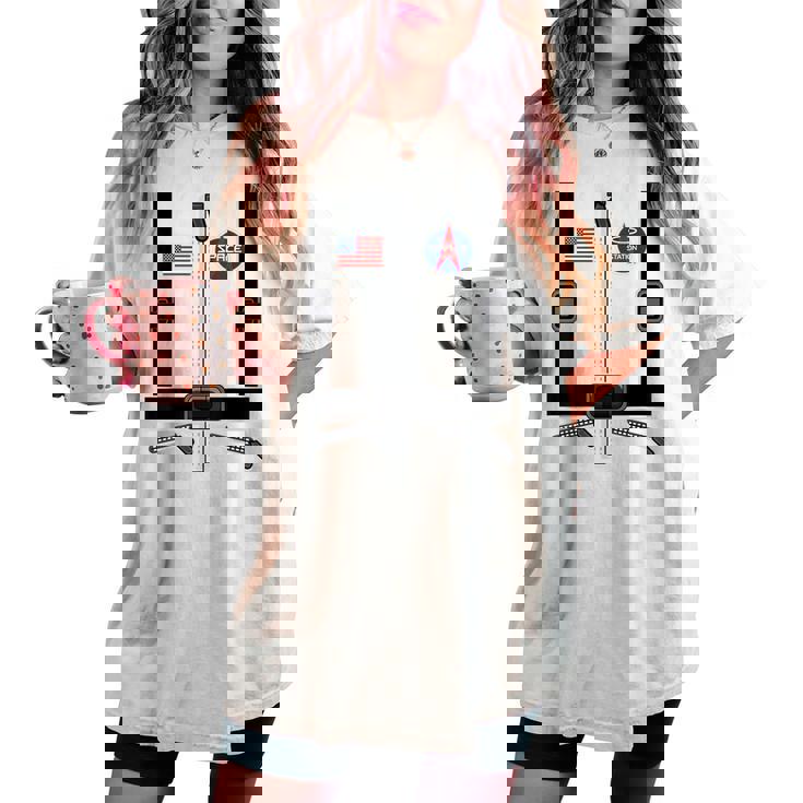 子供のための宇宙飛行士の衣装 男性女性宇宙服 レディースオーバーサイズコンフォートTシャツ