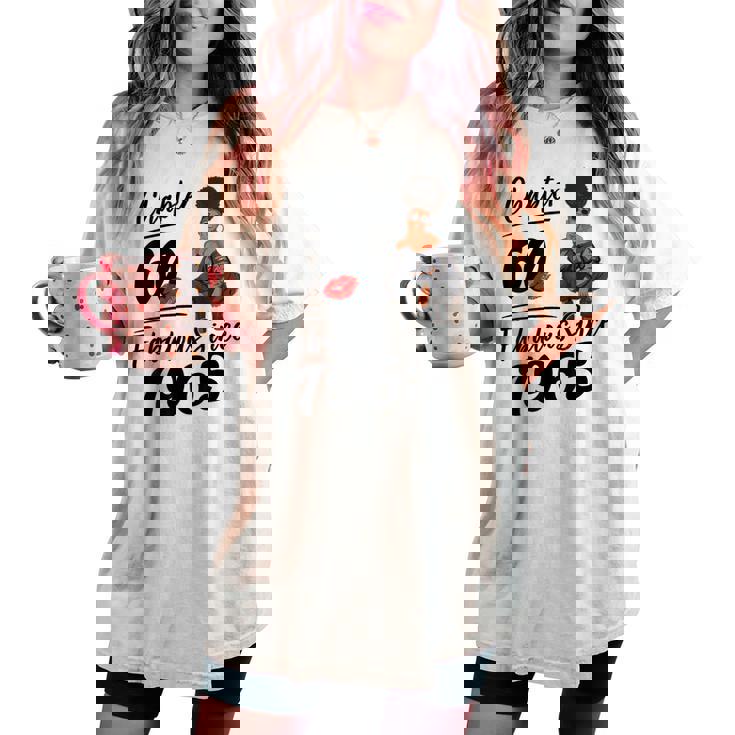 Chapter 60 Fabulous Since 1965 60Th Birthday Party For Girls Women's Oversized Comfort T-shirt