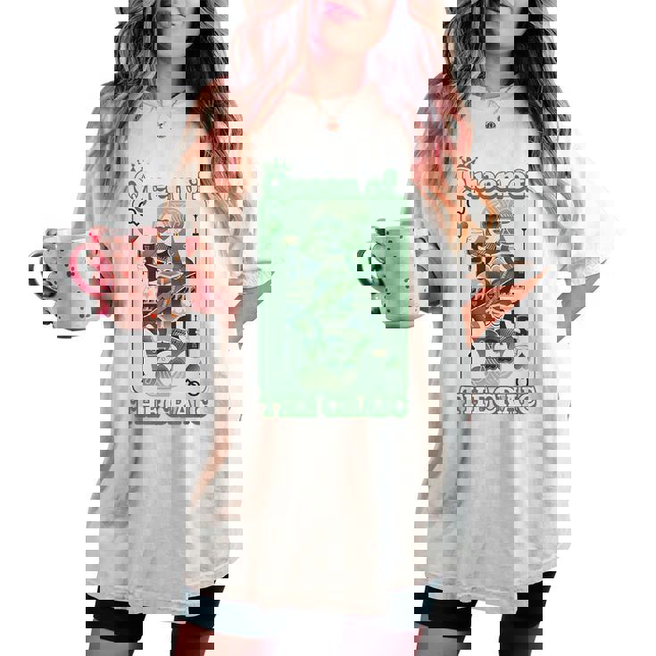 Queenof The Craic 水田の日シェナニガンズ レディースオーバーサイズコンフォートTシャツ