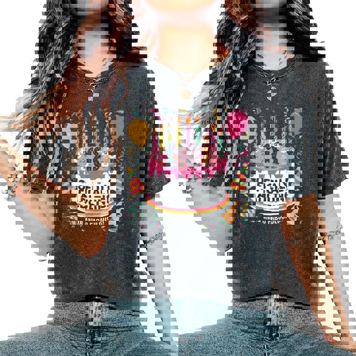 18歳の誕生日 男の子 女の子 18歳 18歳 誕生日 レディースオーバーサイズコンフォートTシャツ