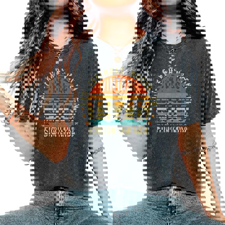 49 Años Cumpleaños Hombre Regalointage 1976 Camiseta extragrande cómoda para mujer