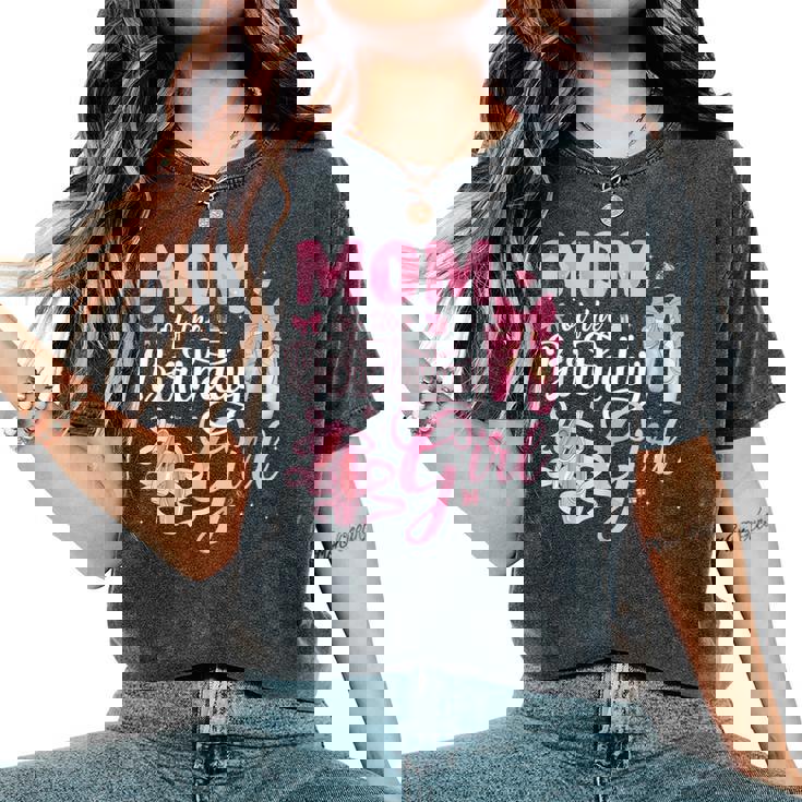 Ballerina Bday Dance Mom Of The Birthday Girl Ballet Dancer Women's Oversized Comfort T-Shirt