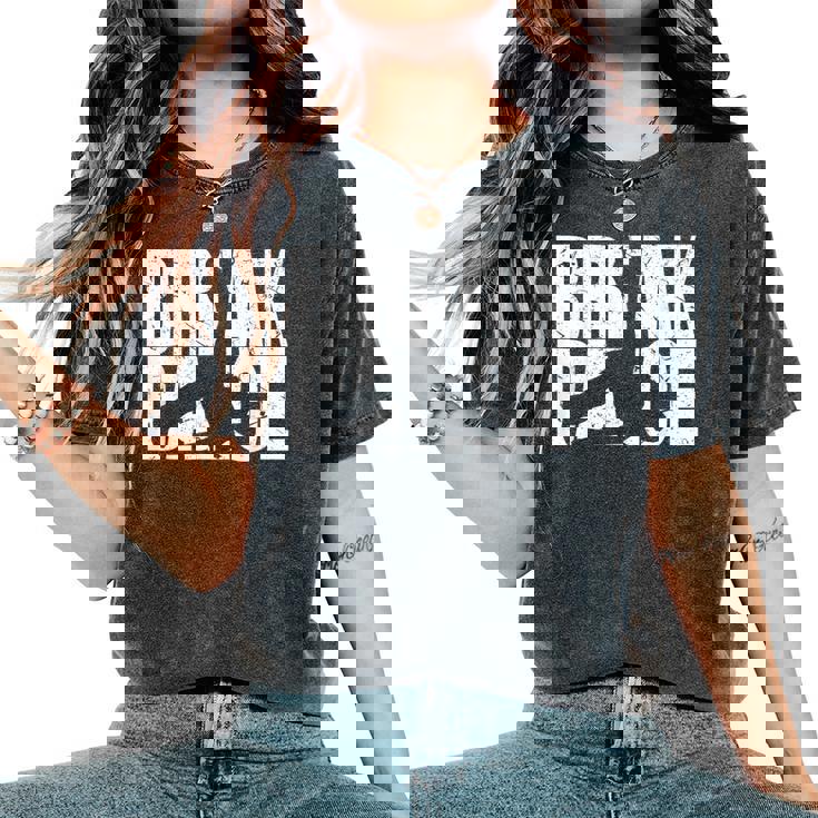 Break Dance ヒップホップ レトロ 風車 ギフト キッズ Bboy Bgirl レディースオーバーサイズコンフォートTシャツ