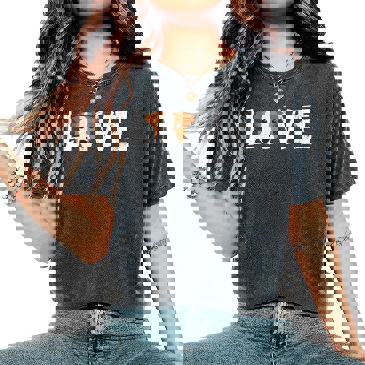 Cane Mamma Cane Cane Papà Proprietario Jack Russel Love-R Re T-shirt comoda oversize da donna