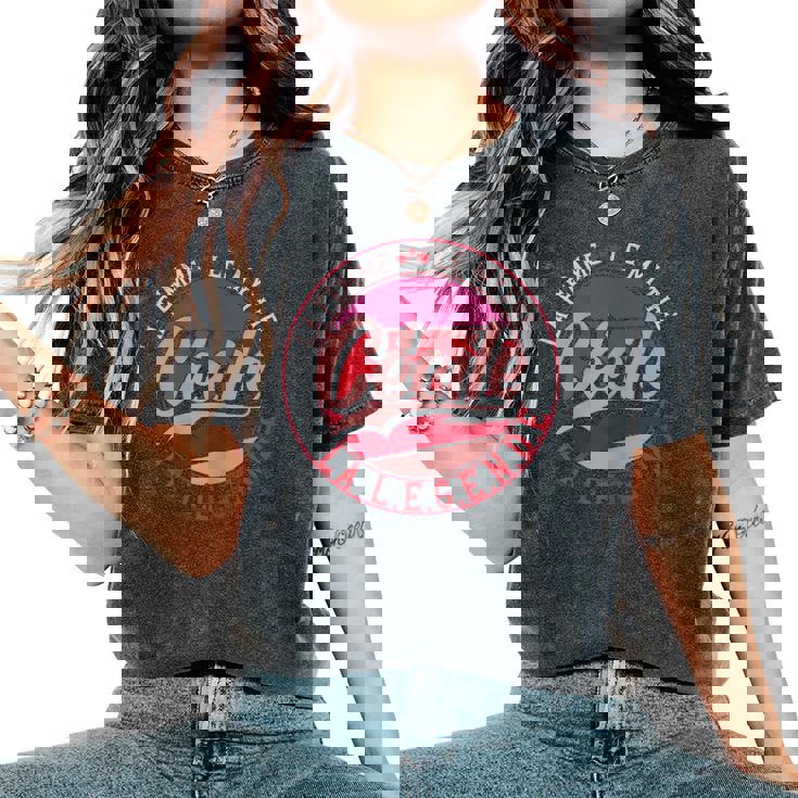 Cécile La Le Mythe La Légende Cecile T-shirt oversize confortable pour femme