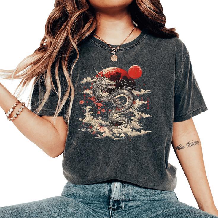 Dragon Japonais Tokyo Dessin Asiatique Traditionnel S Hommes T-shirt oversize confortable pour femme