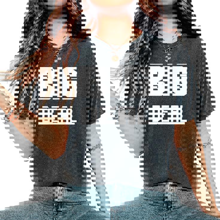 Drôle Ego Renfort Big Deal Hommes S Cadeau T-shirt oversize confortable pour femme