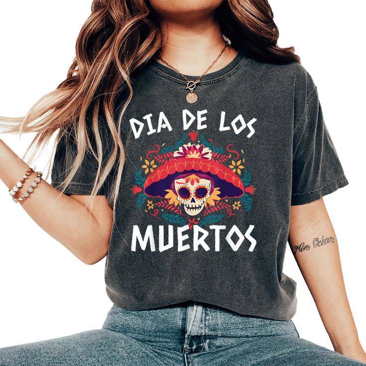 Erwachsen Herr Dame Kind Girl Dia De Los Muertos Mexiko Tod T-shirt oversize confortable pour femme
