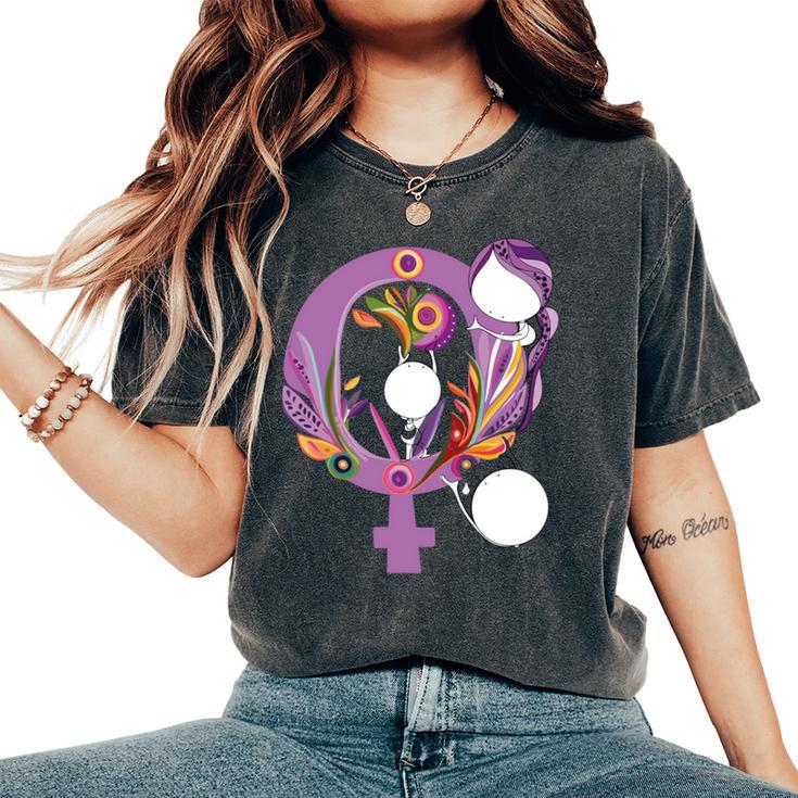Muxote Igualdad 8M 8 De Marzo Dia De La Manga Larga Camiseta extragrande cómoda para mujer