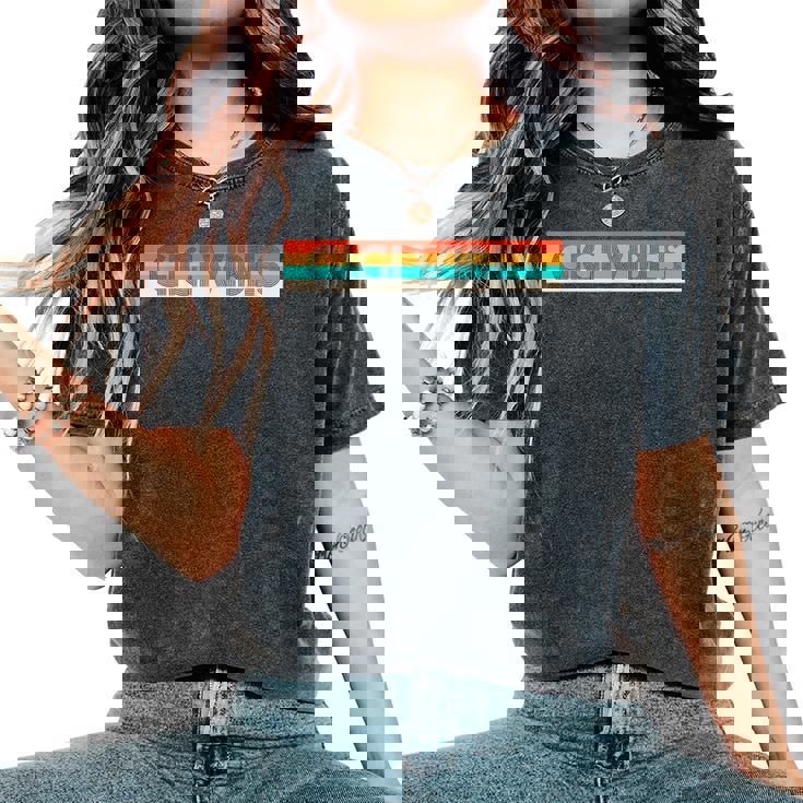 Retro Gigiibes 面白くてかわいいギフト レディースオーバーサイズコンフォートTシャツ