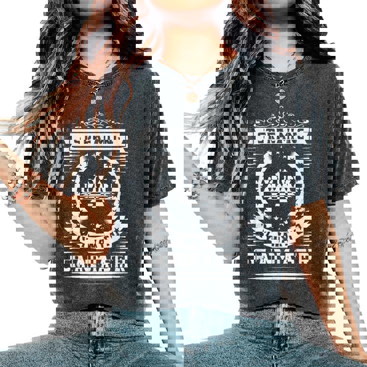 Streaming My Way To Grandmaster レディースオーバーサイズコンフォートTシャツ