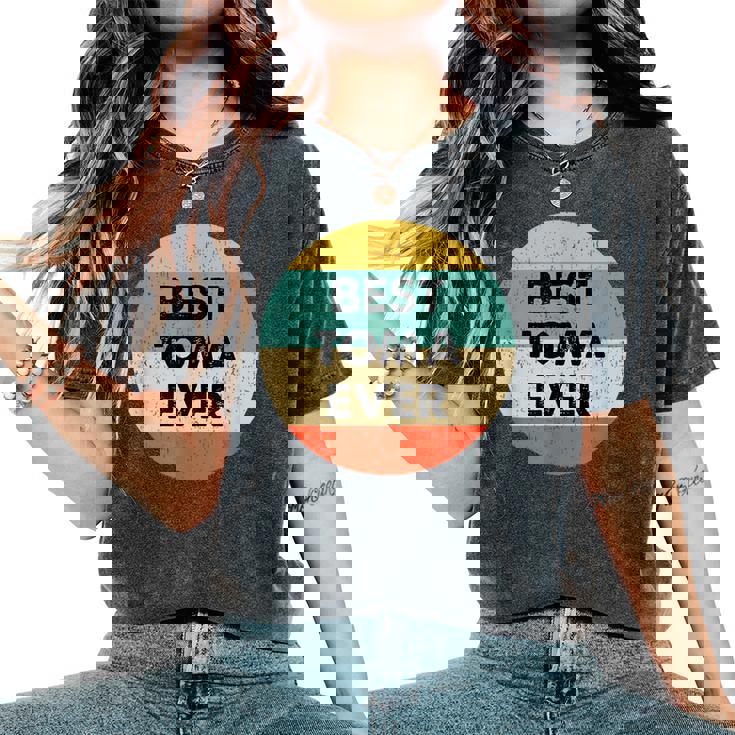 Toma 斗真 レディースオーバーサイズコンフォートTシャツ