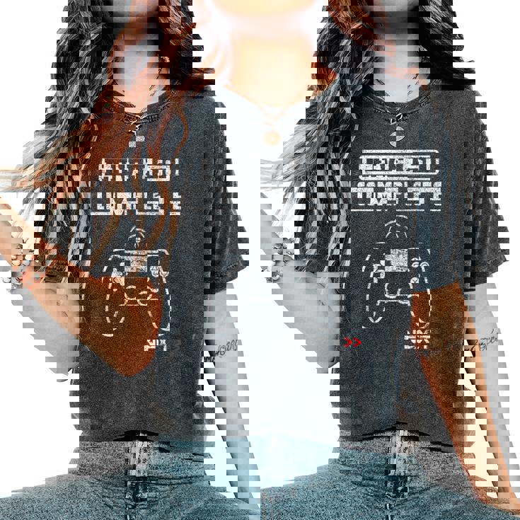 50歳の誕生日プレゼント Level 50 Complete 贈り物 父 母 男性用、女性用 レディースオーバーサイズコンフォートTシャツ