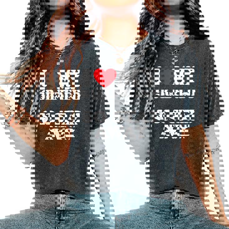 I Love My Girlfriend I Love My Girlfriendotay Away レディースオーバーサイズコンフォートTシャツ