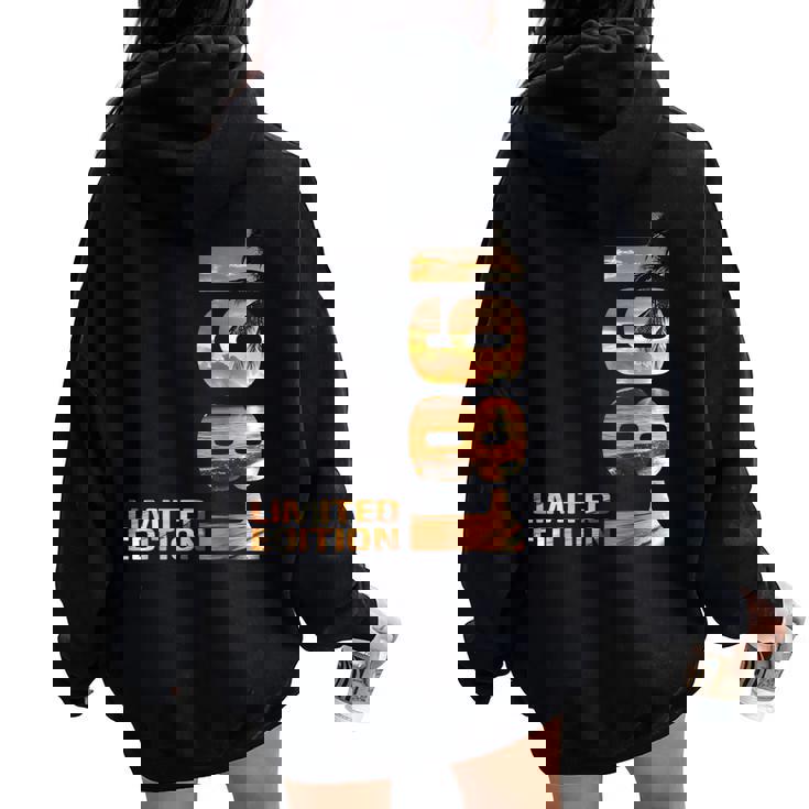 45Th Birthday 1981 Limited Edition 45 Man Woman Women Oversized Hoodie Back Print