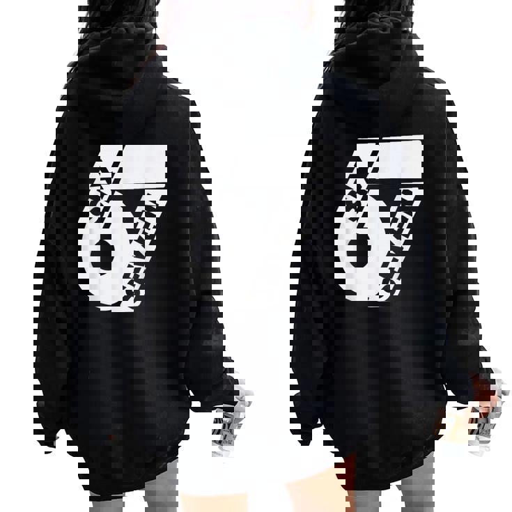 6 7 Meme Trendy Six Seven Gen Alpha Slang 67 Boys Girls Women Oversized Hoodie Back Print