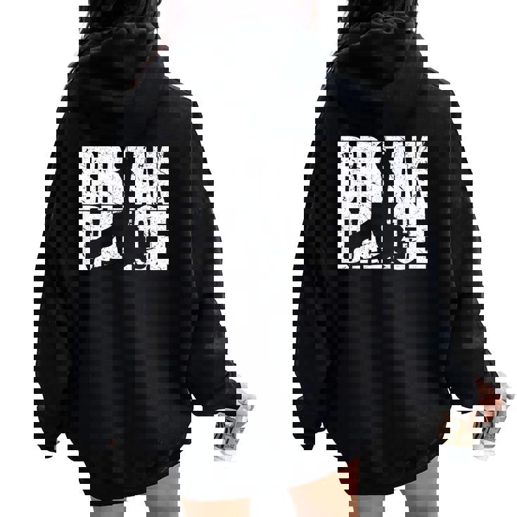 Break Dance ヒップホップ レトロ 風車 ギフト キッズ Bboy Bgirl レディース オーバーサイズ パーカー バックプリント