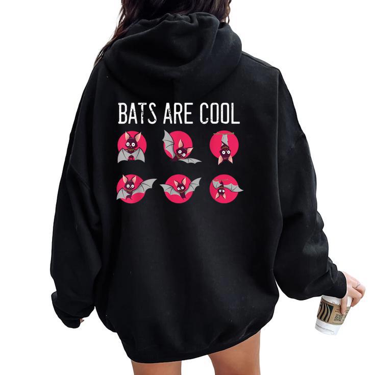 Chauve-Souris Humoristique Avec Inscription Are Cool Bats Lover Pour Enfants Animaux S Hommes Sweat à capuche oversize pour femme avec imprimé dans le dos