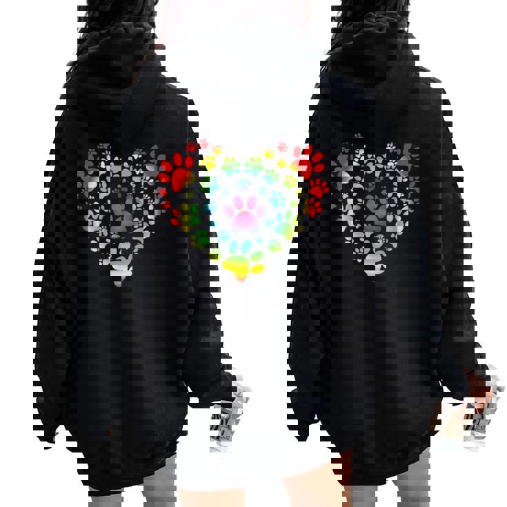 Rainbow Lgbt 猫愛好家 犬 恋人 猫 母 犬 パパ バレンタイン レディース オーバーサイズ パーカー バックプリント