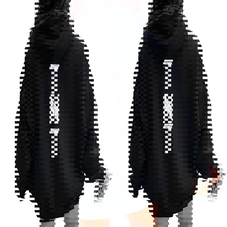 Tnt Camisa De Disfraz Para Adultos Hombres Es Y Niños Disfraz De Tnt Dynamite Women Oversized Hoodie Back Print