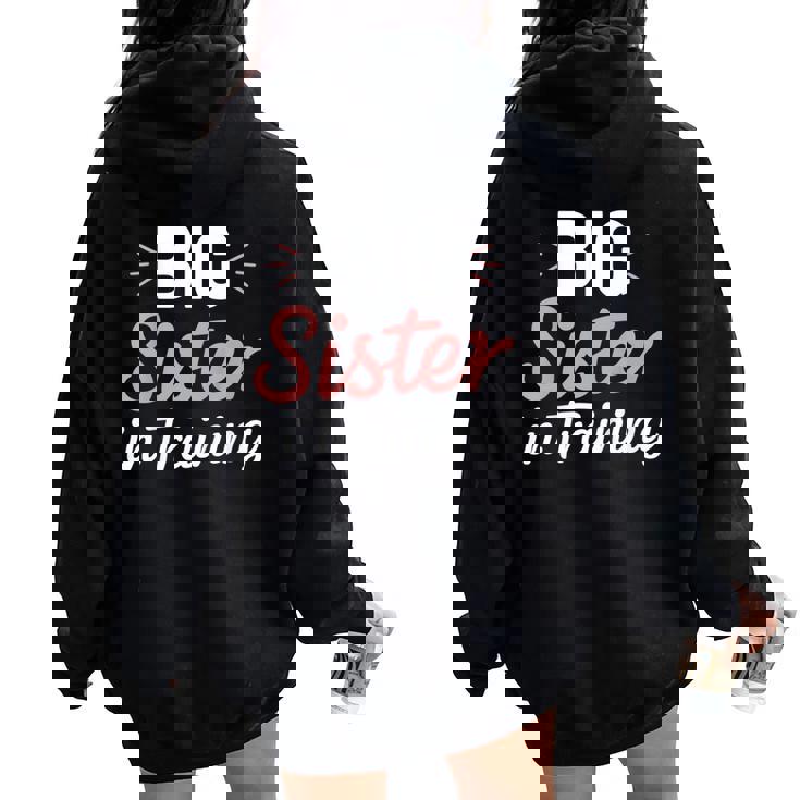 キッズ Bigister In Training 女の子用 レディース オーバーサイズ パーカー バックプリント