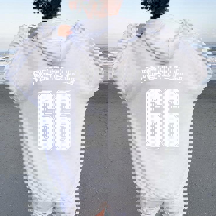 66 歳 緑寿 祝い 66歳 66才 お祝い 男性 女性 緑寿祝い 父 母 ろくじゅ 背番号 バックプリント レディース オーバーサイズ パーカー バックプリント