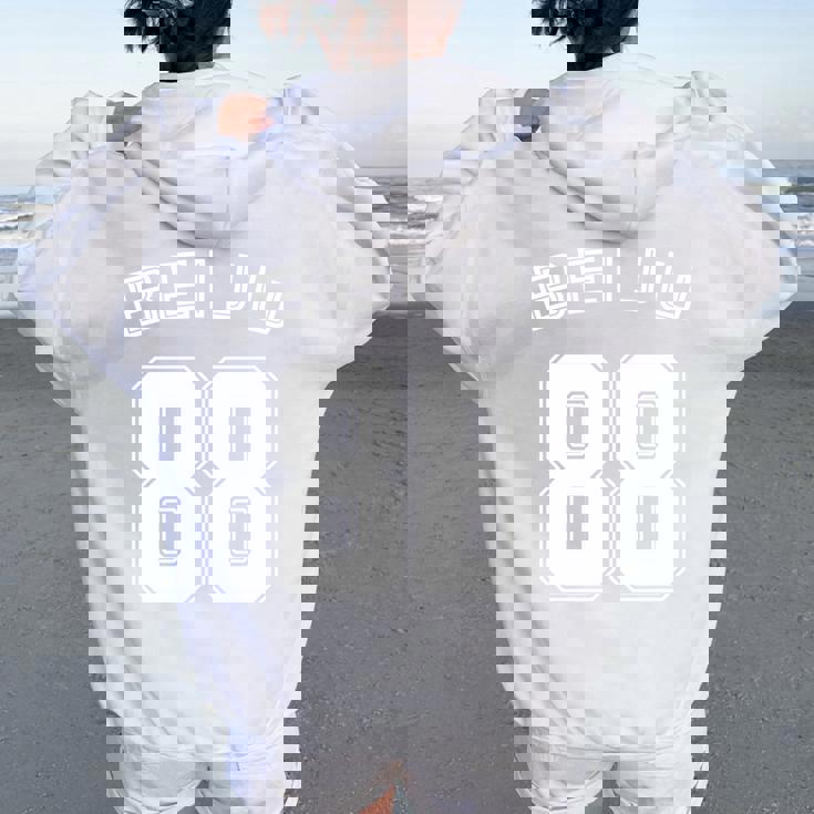 88 歳 米寿 祝い 88歳 88才 お祝い 男性 女性 米寿祝い 父 母 べいじゅ 背番号 バックプリント 長袖tシャツ レディース オーバーサイズ パーカー バックプリント