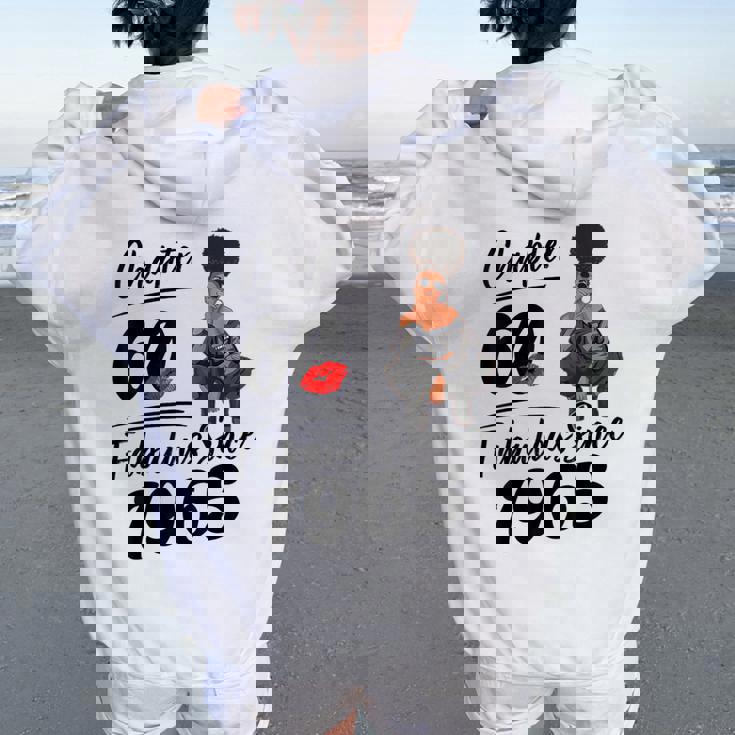 Chapter 60 Fabulous Since 1965 60Th Birthday Party For Girls Women Oversized Hoodie Back Print