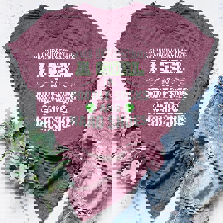 A Girl In Poodle Socks And Hard Shoes Irish Dance Women's Heather T-Shirt