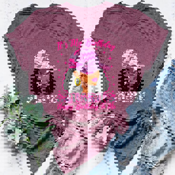 It's My Birthday Aquarius Black Woman Pink Camo Bella Canvas T-shirt It's My Birthday Aquarius Black Woman Pink Camo Bella Canvas T-shirt