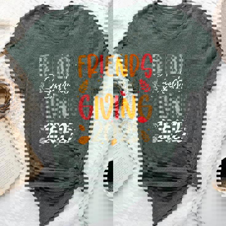 Friends Squad Giving 2025 Autumn Fall Thankful Thanksgiving Bella Canvas T-shirt