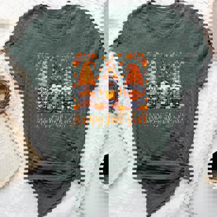 Happy Fall Y'all Gnome Autumn Thanksgiving Bella Canvas T-shirt