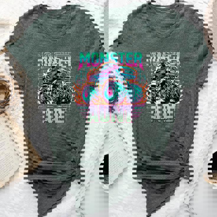 Monster Truck Aunt Monster Truck Are My Jam Truck Lovers Bella Canvas T-shirt