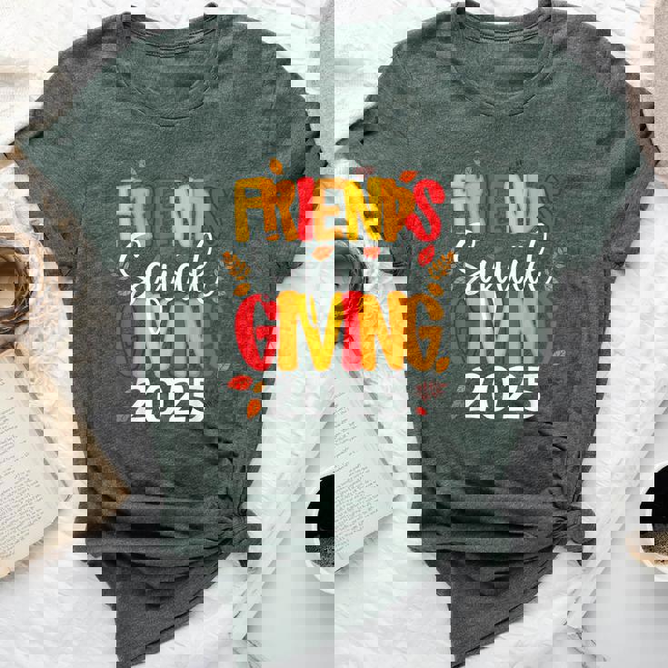 Retro Friendsgiving Squad 2025 Thanksgiving Group Fall Bella Canvas T-shirt