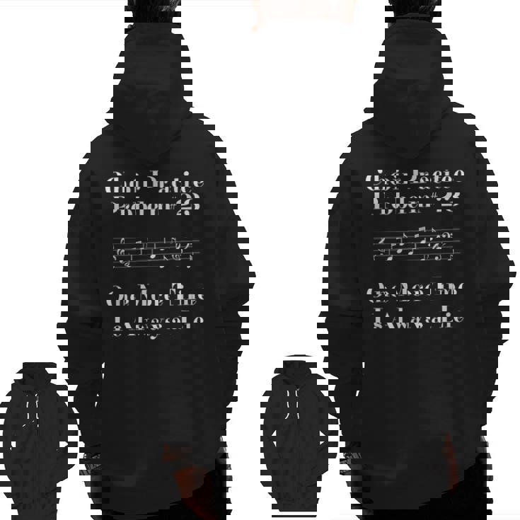 Choir Teacher Shirt Choir Director Vocal Men Zip Up Hoodie Back Print