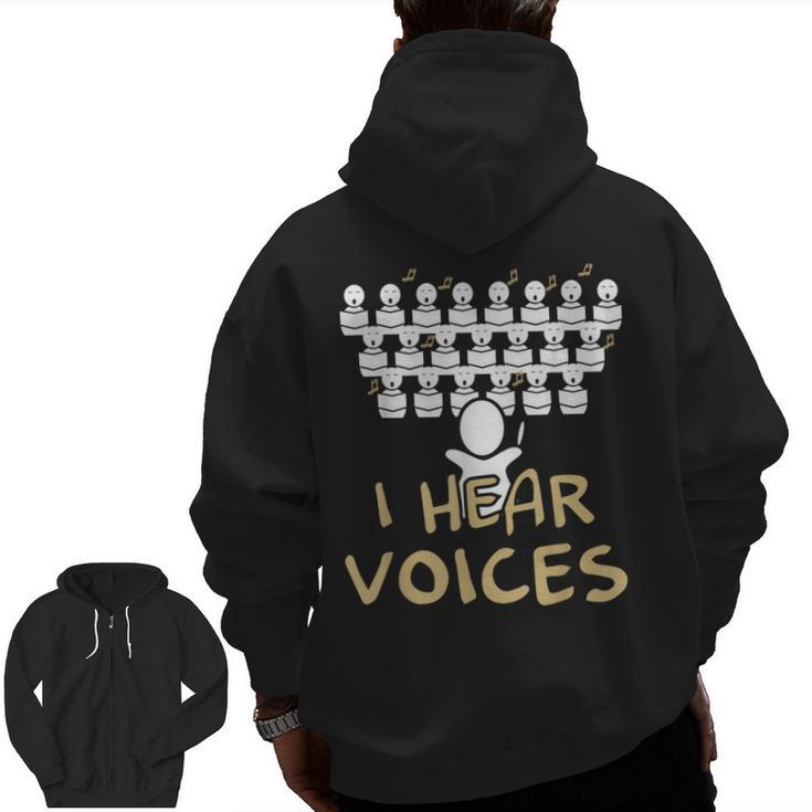 Choir Teacher Shirt I Hear Voices Chorister Tee Men Zip Up Hoodie Back Print, trending gift Choir Teacher Shirt I Hear Voices Chorister Tee Men Zip Up Hoodie Back Print, trending gift