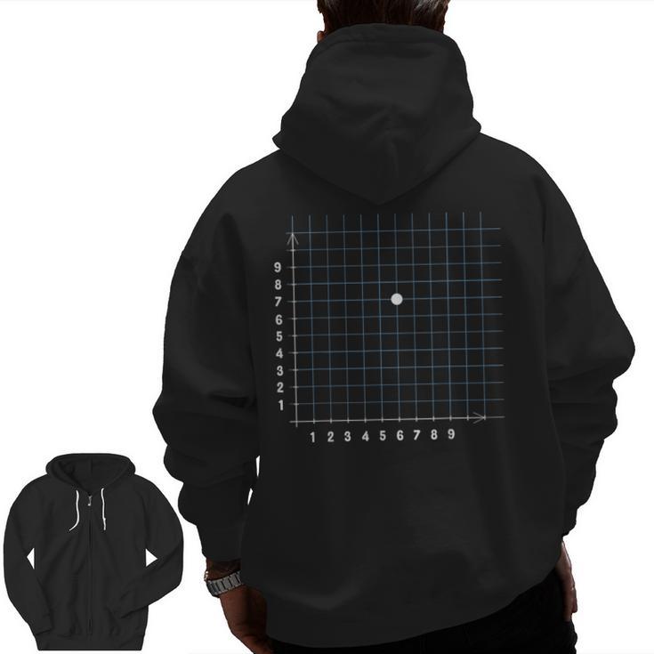 Coordinate 67 Math Teacher Math Joke Men Zip Up Hoodie Back Print