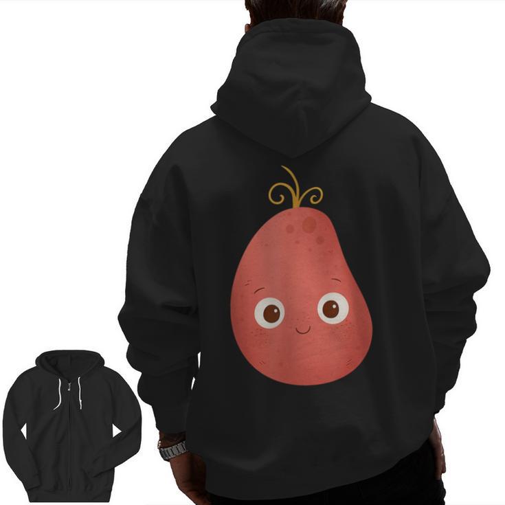 Couch Potatoes Teacher Good Eggs Teacher Halloween Costume Men Zip Up Hoodie Back Print