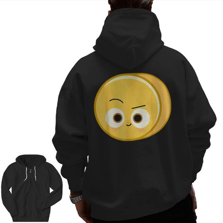 Cute Good Egg Teacher Halloween Costume Group The Big Cheese Men Zip Up Hoodie Back Print
