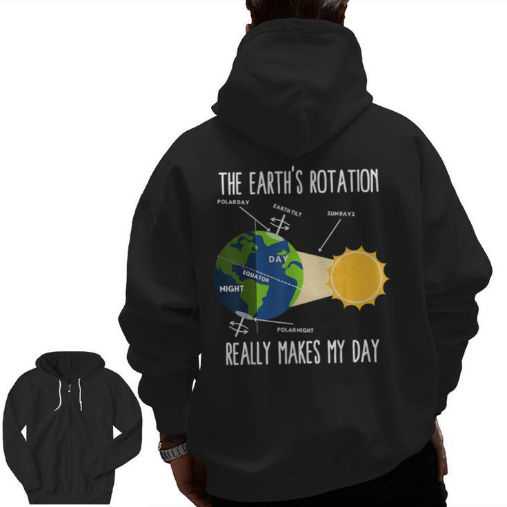 Earth Rotation Earth Day Science Teacher Kids Women Men Zip Up Hoodie Back Print, Science Teacher Gifts, trending gift Earth Rotation Earth Day Science Teacher Kids Women Men Zip Up Hoodie Back Print, Science Teacher Gifts, trending gift